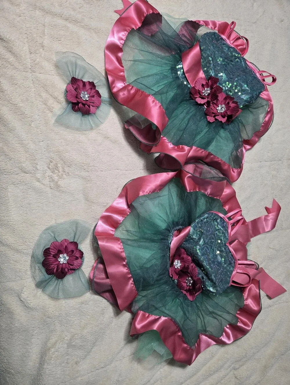 Set of 2 Weissman Fairy Dance Costumes Christmas Nutcracker Sugar Plum, both XSC